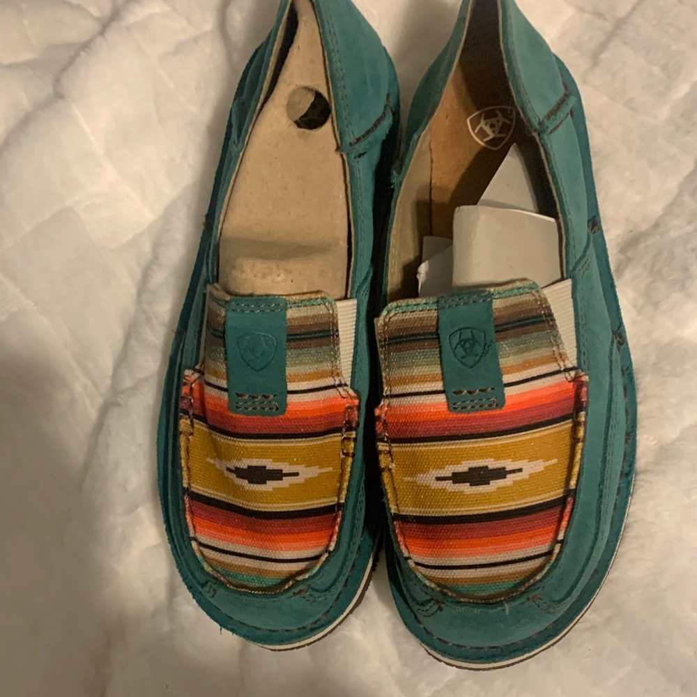 Ariat Teal and Multicolor Women's Sneakers